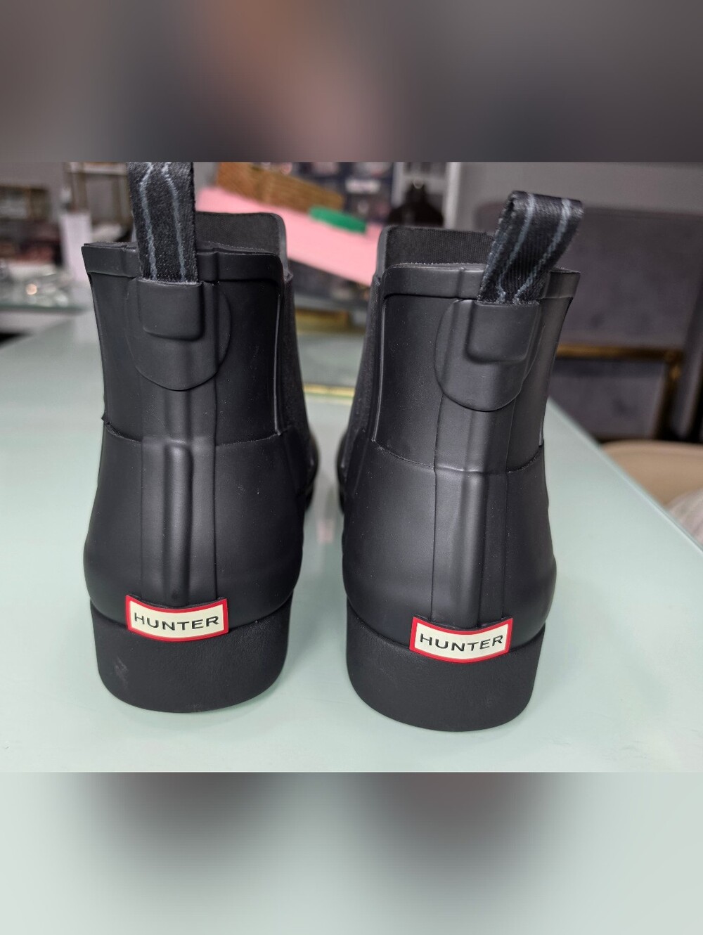 New Hunter Original Matte Black Chelsea Rain Boots Women's Size 11 Waterproof